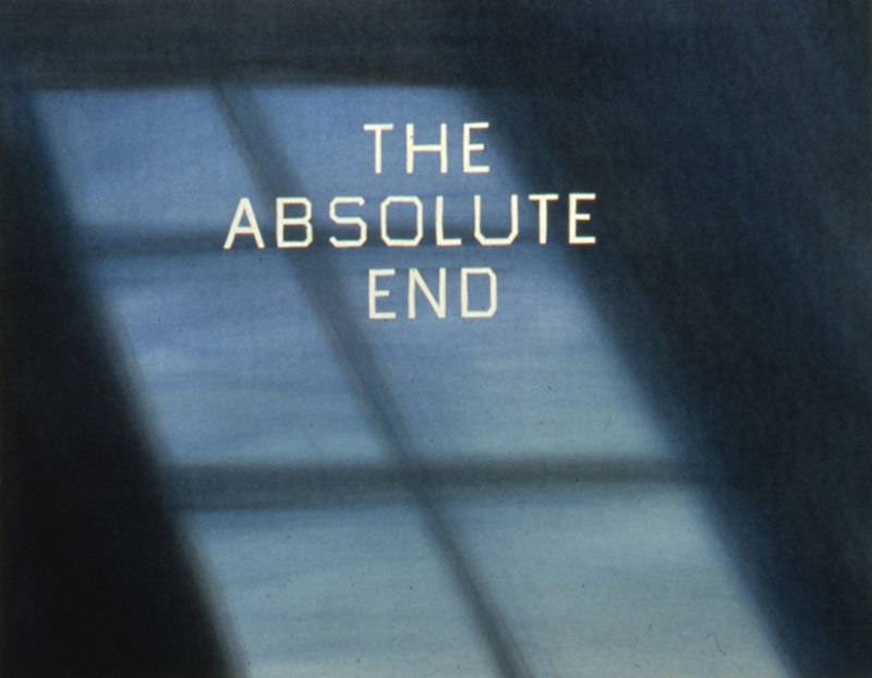 1982_The Absolute End_Ruscha studio