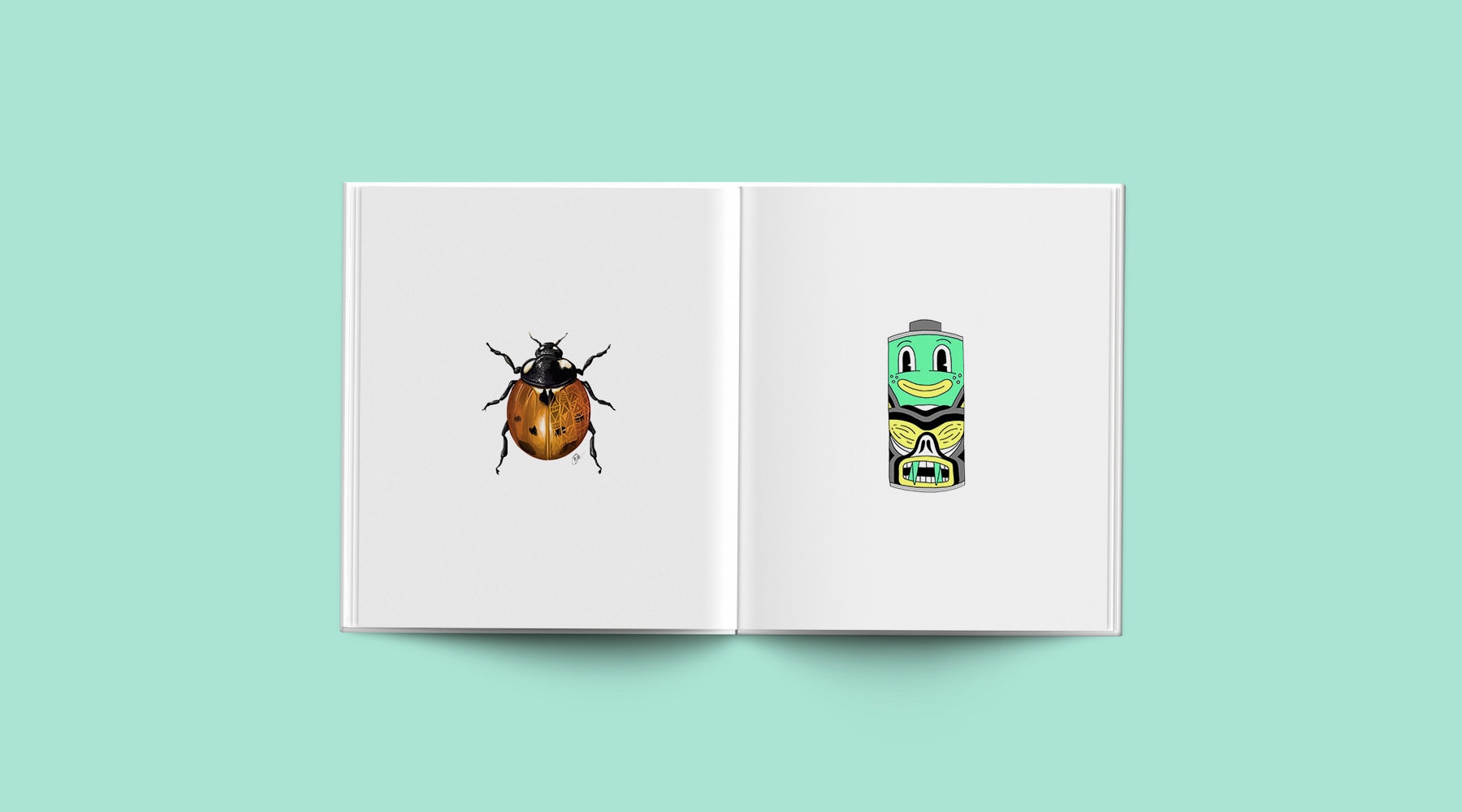 emoji-book-beetle-battery-green